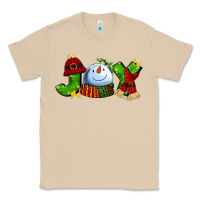 Mushroom joy for christmas with snowman Classic Tee - AdoDesignShop