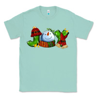 Seafoam joy for christmas with snowman Classic Tee - AdoDesignShop