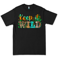 Black keep it wild Premium Tee - Zillion Design Studio