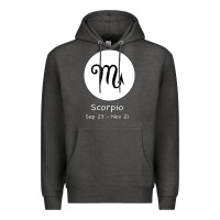 Charcoal Heather Scorpio Horoscope Premium Hoodie - Bettercallsaul