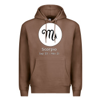 Chestnut Scorpio Horoscope Premium Hoodie - Bettercallsaul