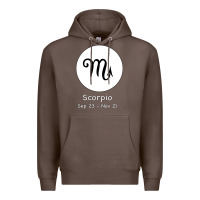 Coffee Scorpio Horoscope Premium Hoodie - Bettercallsaul