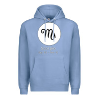 Colony Blue Scorpio Horoscope Premium Hoodie - Bettercallsaul