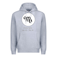 Heather Grey Scorpio Horoscope Premium Hoodie - Bettercallsaul