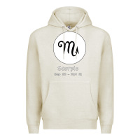 Oatmeal Heather Scorpio Horoscope Premium Hoodie - Bettercallsaul