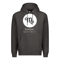 Smoke Scorpio Horoscope Premium Hoodie - Bettercallsaul