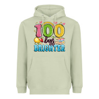 Matcha 100 days brighter Heavyweight Hoodie - Artiststas