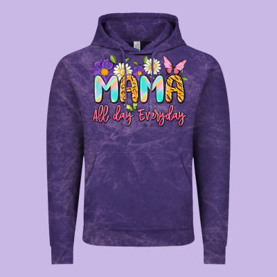 Mama All Day Everyday Vintage Hoodie Designed By Artiststas