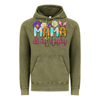 Vintage Olive mama all day everyday Vintage Hoodie - Artiststas