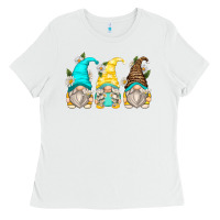 White daisy gnomes Ladies Tee - Zillion Design Studio
