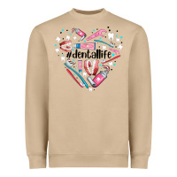 Mushroom dental life element heart Heavyweight Sweatshirt - AdoDesignShop