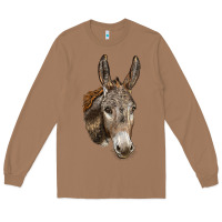 Toasted Coconut Andalusian Donkey Face Long Sleeve Tee - LillyAllenDesigns