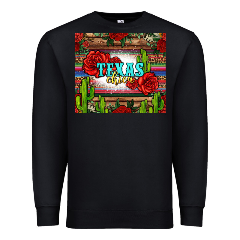 Texas Chica With Roses Premium Sweatshirt by Jasminsmagicworld | Teevron