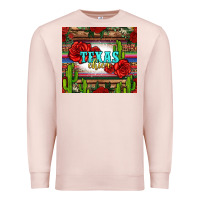 Pale Pink texas chica with roses Premium Sweatshirt - Jasminsmagicworld