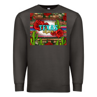 Smoke texas chica with roses Premium Sweatshirt - Jasminsmagicworld