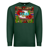 Sports Green texas chica with roses Premium Sweatshirt - Jasminsmagicworld