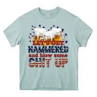 Arona lets get hammered Heavy Core Tee - texasbilliewilder