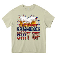 Mossy lets get hammered Heavy Core Tee - texasbilliewilder