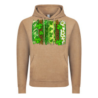 Vintage Coffee St Patrick's Day Brushstrokes Vintage Hoodie - RanaPortraitStore