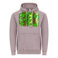 St Patrick's Day Brushstrokes Vintage Hoodie | Teevron