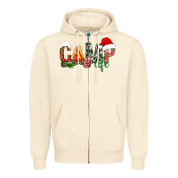 Sandshell christmas camp life Zipper Hoodie - NancyCooperArtShop