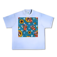 Grape Ice 4th of july sunflowers hotdog seamless pattern Urban Heavy Tee - BundleAndBundleShop