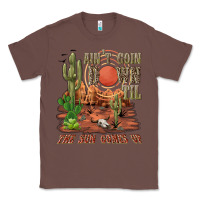 Chestnut aintgoin down til the sun comes up desert Classic Tee - NancyCooperArtShop