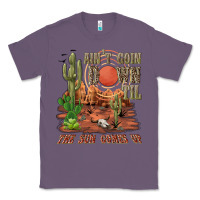 Lavender aintgoin down til the sun comes up desert Classic Tee - NancyCooperArtShop