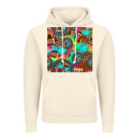 Vintage Artic football tie dye gemstone sunflower seamless pattern Vintage Hoodie - JahusDesignShop