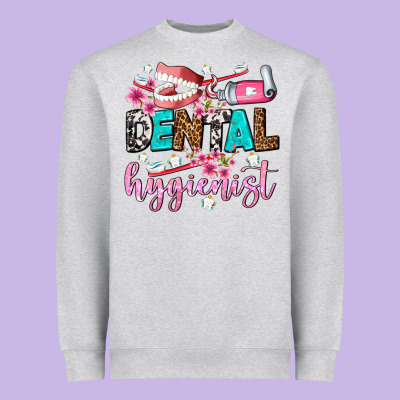 Dental Hygienist Heavyweight Sweatshirt Designed By Adodesignshop