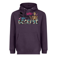 Plum have the day you deserve Heavyweight Hoodie - Artiststas