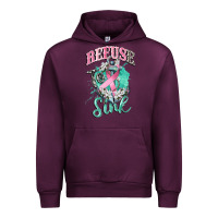 Mauve Wine refuse to sink cancer Urban Hoodie - CowGirlArtShop