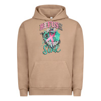 Pigment Burro refuse to sink cancer Urban Hoodie - CowGirlArtShop
