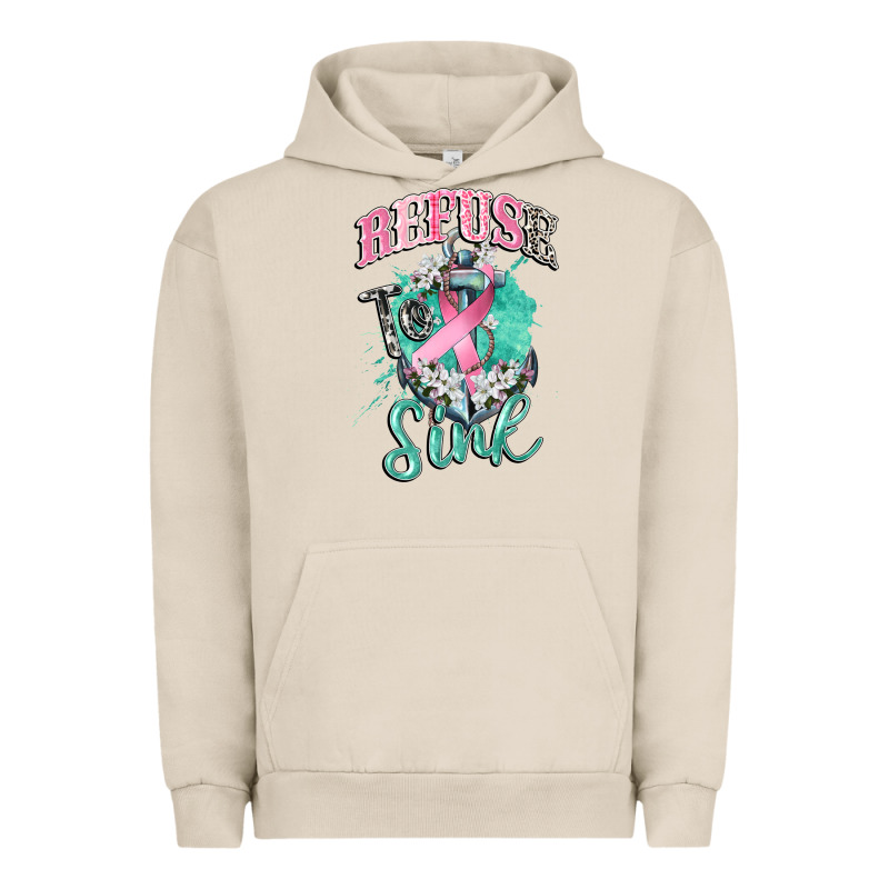 Refuse To Sink Cancer Urban Hoodie by CowGirlArtShop | Teevron