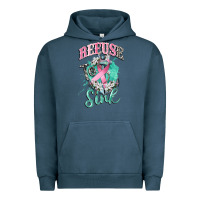 Pigment Midnight Navy refuse to sink cancer Urban Hoodie - CowGirlArtShop