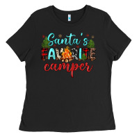 Black santa s favorite camper Ladies Tee - JahusDesignShop