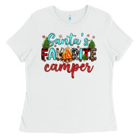 White santa s favorite camper Ladies Tee - JahusDesignShop