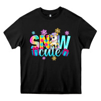 Black snow cute with unicorn Heavy Core Tee - Zillion Design Studio