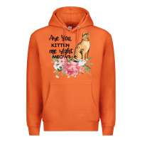 Carrot Are you kitten me right meow Premium Hoodie - Bettercallsaul