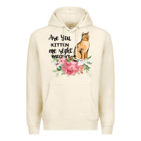 Tofu Are you kitten me right meow Premium Hoodie - Bettercallsaul