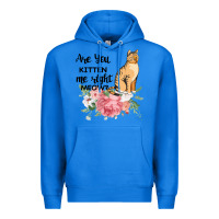 True Royal Are you kitten me right meow Premium Hoodie - Bettercallsaul