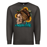 Smoke momlife skull with bandana Premium Sweatshirt - Jasminsmagicworld