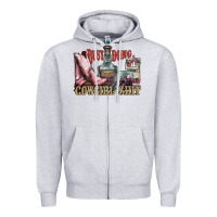 Heather Grey busy doing cowgirl shit liquor boots cigarette Zipper Hoodie - NancyCooperArtShop