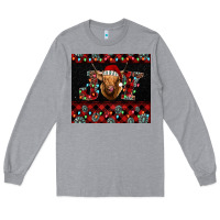 Heather Grey highland cow joy christmas tumbler Long Sleeve Tee - Jasminsmagicworld