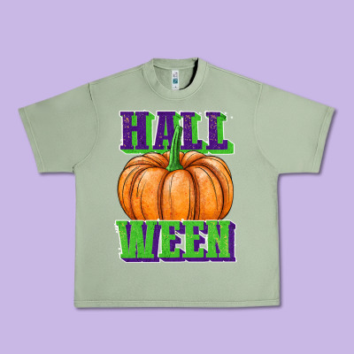 Hall O Ween Urban Heavy Tee Designed By Jahusdesignshop