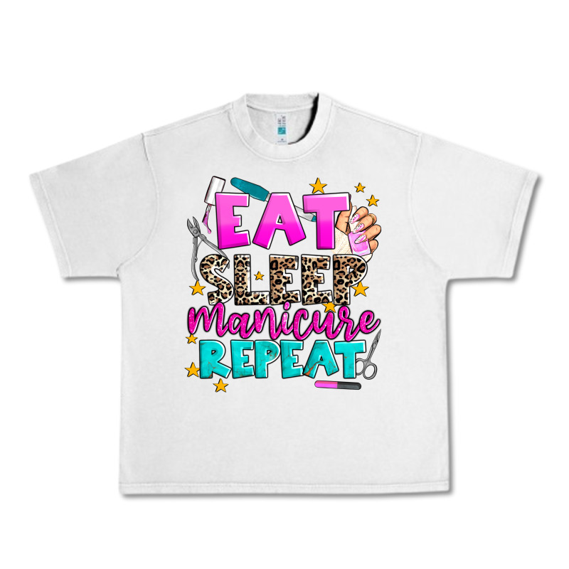 Eat Sleep Manicure Repeat Urban Heavy Tee by AdoDesignShop | Teevron