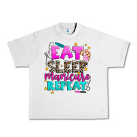 Lunar Rock eat sleep manicure repeat Urban Heavy Tee - AdoDesignShop