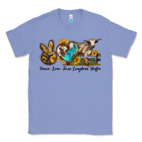 Colony Blue peace love longhorn heifer Classic Tee - LillyAllenDesigns