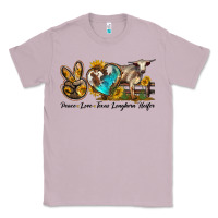 Lilac peace love longhorn heifer Classic Tee - LillyAllenDesigns