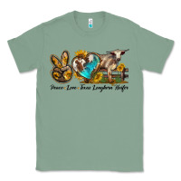 Sage peace love longhorn heifer Classic Tee - LillyAllenDesigns